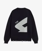 BIG STAGE KNITTED SWEATER BLACK (2)