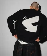 BIG STAGE KNITTED SWEATER BLACK (5)