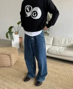 BILLIARD KNITTED SWEATER BLACK (1)