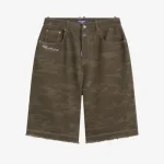 CAMOUFLAGE JORTS BROWN