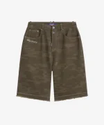 CAMOUFLAGE JORTS BROWN