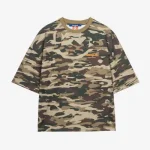 CAMOUFLAGE TEE MILITARY GREEN