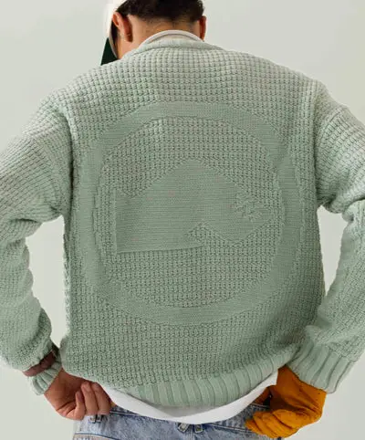 CHECKPOINT KNITTED SWEATER GREEN (1)