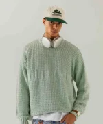 CHECKPOINT KNITTED SWEATER GREEN (3)