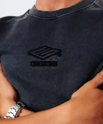 DIAMOND SLEEVELESS HOODIE BLACK (7)