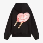 ICED HEART HOODIE BLACK