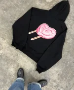 ICED HEART HOODIE BLACK (5)