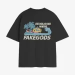 ISLAND TEE DARK GREY