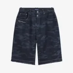 Navy Camouflage Shorts