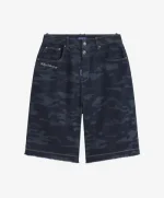 Navy Camouflage Shorts