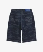 Navy Camouflage Shorts (2)