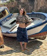 Navy Camouflage Shorts (3)