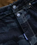 Navy Camouflage Shorts (8)