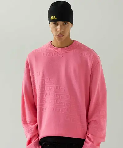PATHWAY KNITTED SWEATER ROSE (1)