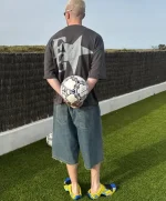 STAR BOXY TEE DARK GREY (1)