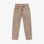 TM DENIM TROUSERS BROWN
