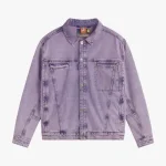 TM OVERDYED DENIM JACKET PINK GUMMY