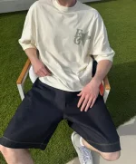 fakegods Denim Shorts Navy (8)