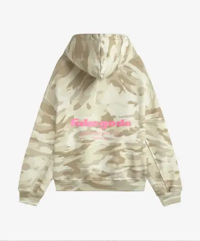CAMOUFLAGE HOODIE CREAM