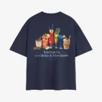 COCKTAIL TEE NAVY