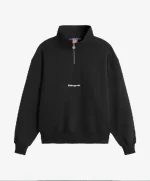 FG HALF ZIP BLACK