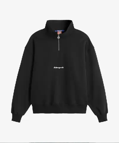 FG HALF ZIP BLACK