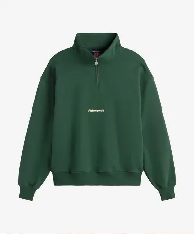 FG HALF ZIP GREEN