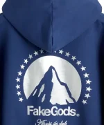 Fake Gods Mount Zipper Hoodie Blue Après Ski Club (2)