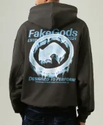 Fakegods Iced Logo Hoodie Dark Gray (2)