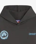 Fakegods Iced Logo Hoodie Dark Gray (3)