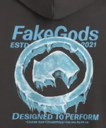 Fakegods Iced Logo Hoodie Dark Gray (4)