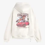 HORSE CAR HOODIE CREAM