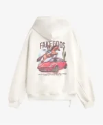 HORSE CAR HOODIE CREAM