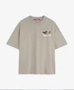 HORSE RACE TEE LIGHT GREY (2)