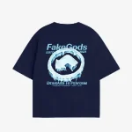 ICED LOGO TEE NAVY