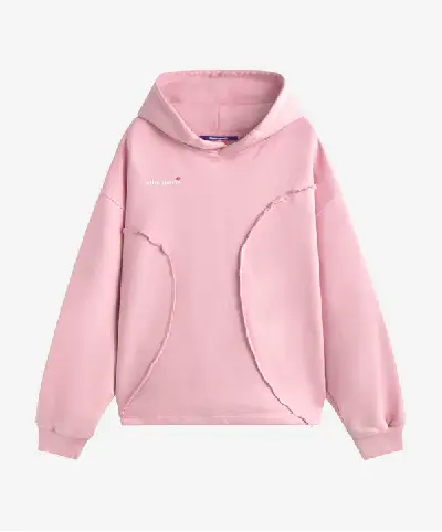 INTERLOCK HOODIE ROSE