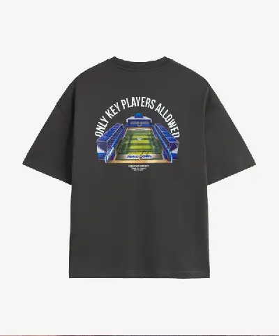 KEY PLAYERS ONLY TEE DARK GRAY