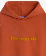 LOGO WASHED HOODIE ORANGE (2)