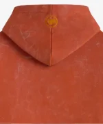LOGO WASHED HOODIE ORANGE (5)