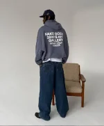 STAFF HOODIE BLUE GREY (3)