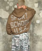 FG SCHOOL USA HOODIE BROWN (5)