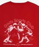 GODS SPORTS CLUB TEE RED (6)