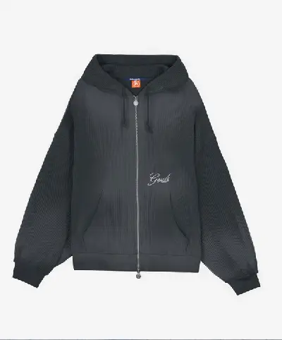 LEGEND ZIPPER HOODIE DARK GRAY