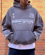 SIGNATURE WASHED HOODIE DARK GREY (1)