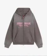 SIGNATURE ZIPPER DARK GREY