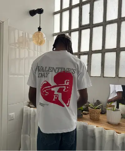 VALENTINE'S TEE WHITE RED (1)