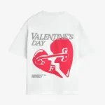 VALENTINE'S TEE WHITE RED