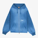 WAFFLE ZIPPER BLUE