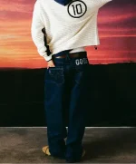 Baggy Denim Jeans Navy (1)