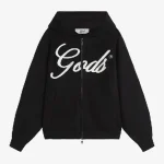 Gods Knitted Zipper Black